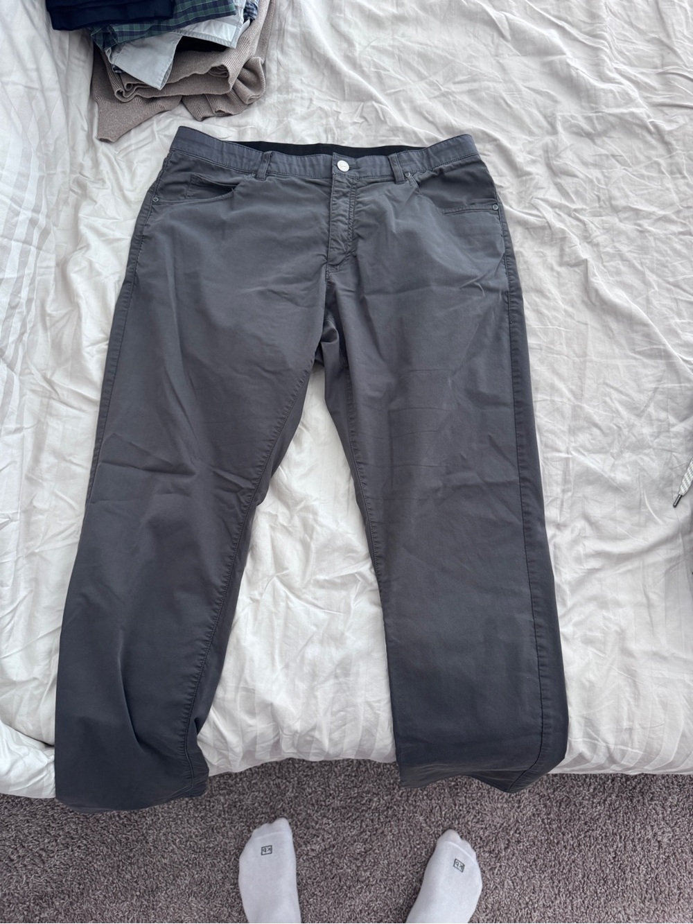 Nike Men's Charcoal Gray Chinos